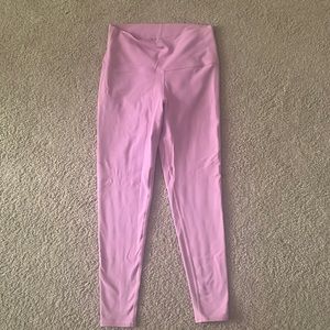 Pink Alo yoga crop pants
